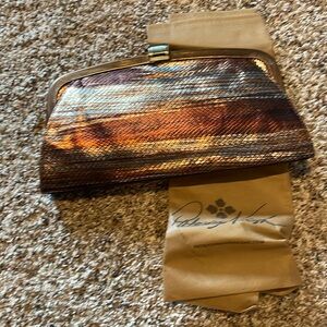 NWOT Patricia Nash metallic purse